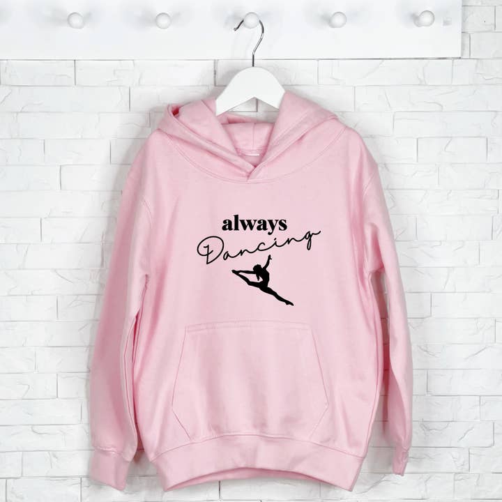 Always Dancing Kids Dance Hoodie for wholesale by Lovetree Design