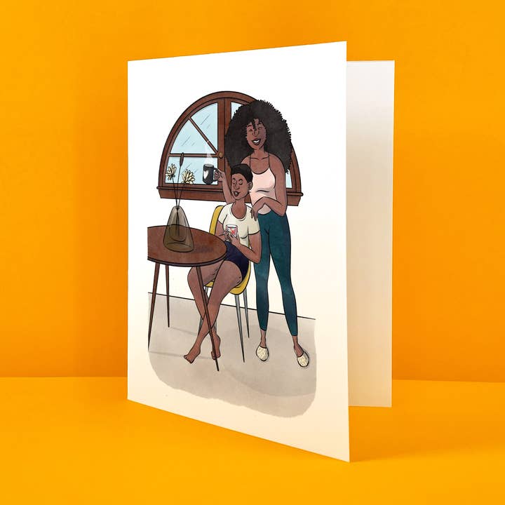 Ashytj Creates LLC - Wholesale Art Print - Black Womxn Laugh (Wholesale)1