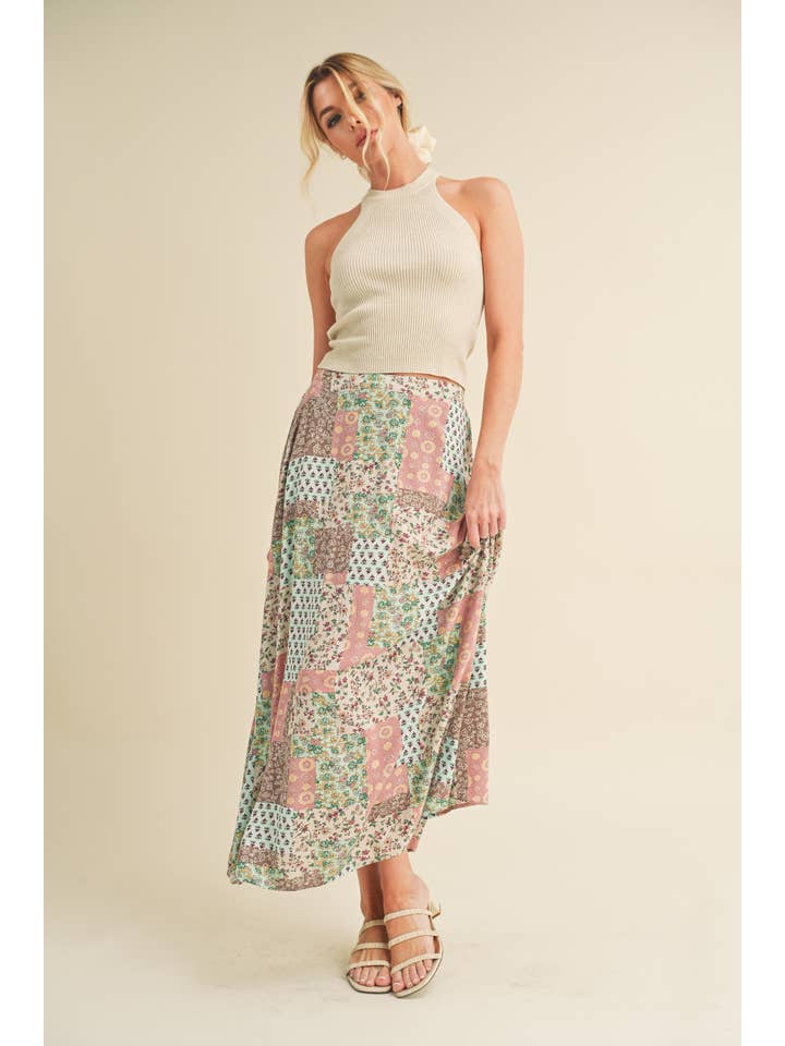 AEMI + CO - Wholesale Skirt - Women's - 773DN Bradyn Print Skirt39