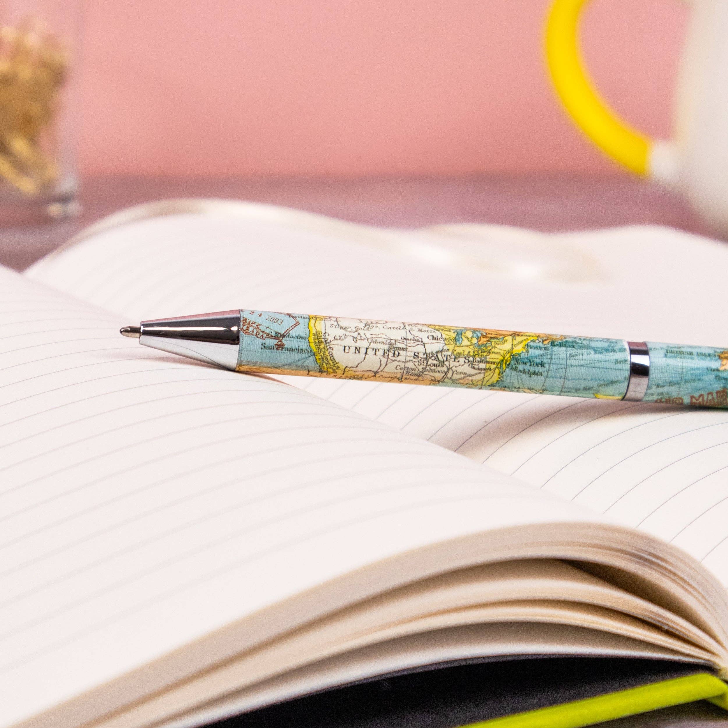 Robert Frederick Ltd – wholesale Pen – Vintage Map Ballpoint Pen in Gift Box6