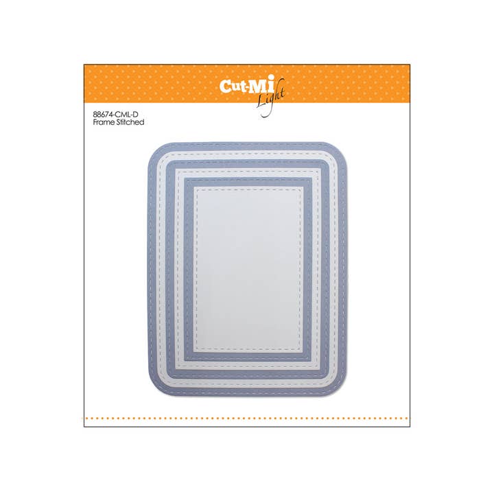 Thin dies stitched frame for wholesale by Impronte D'Autore