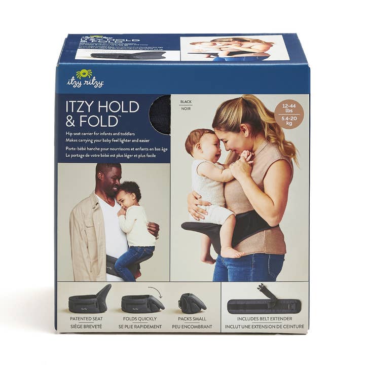 *NEW* Itzy Hold & Fold™ - Hip Seat Carrier for wholesale by Itzy Ritzy