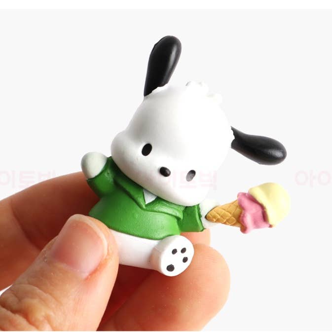 K_Wonderland - Wholesale Figurine Toy - Kids - Sanrio Pochacco Picnic Theme Collectable Mystery FigureCharm