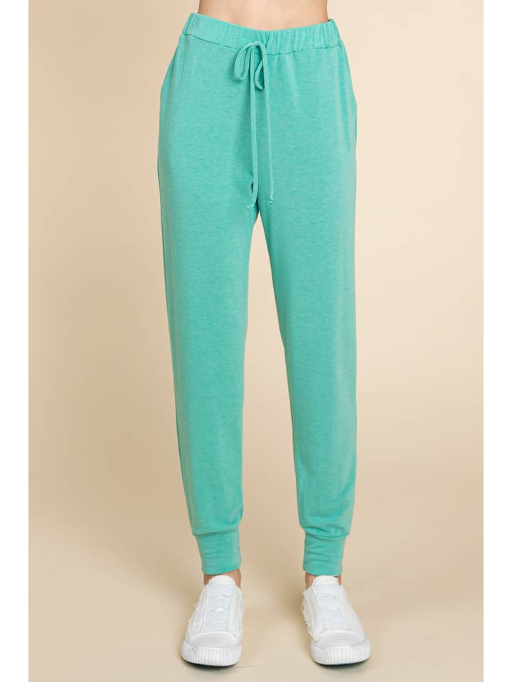 Emerald Collection - Wholesale Lounge Sweatpants/Joggers - Women's - ETP-744 Solid Loungewear French Terry Joggers