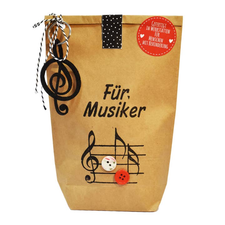 Wunderle GmbH - Venta al por mayor Bolsas de celofán - Bolsa de transporte con clave para músicos