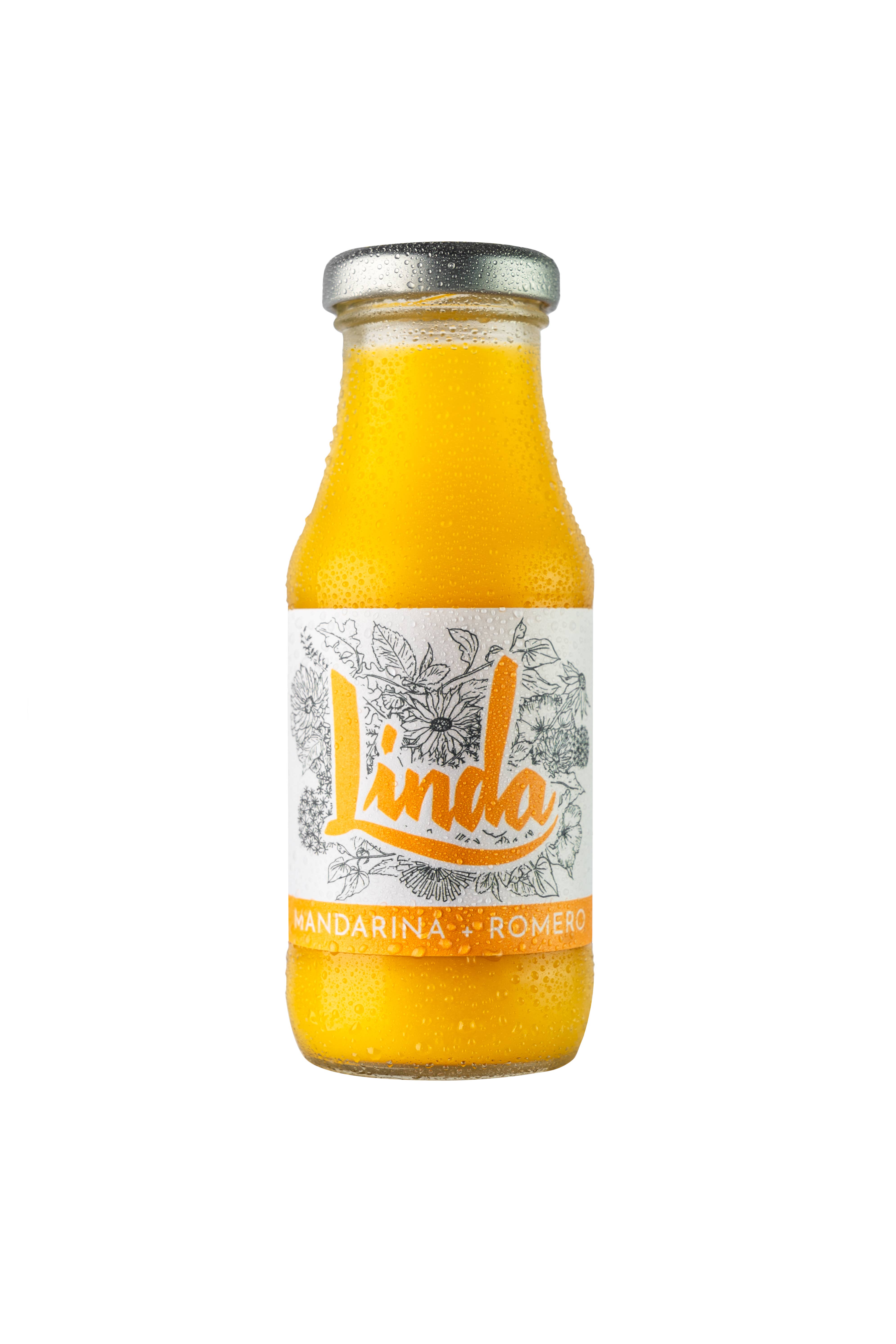 Linda Drinks - Wholesale Fruit Juice - Organic Tangerine with Rosemary 200 ml1