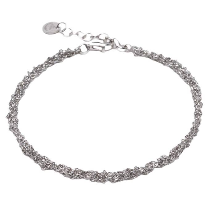 Sparkle Crochet Bracelet 0.35 for wholesale by Argentofilato