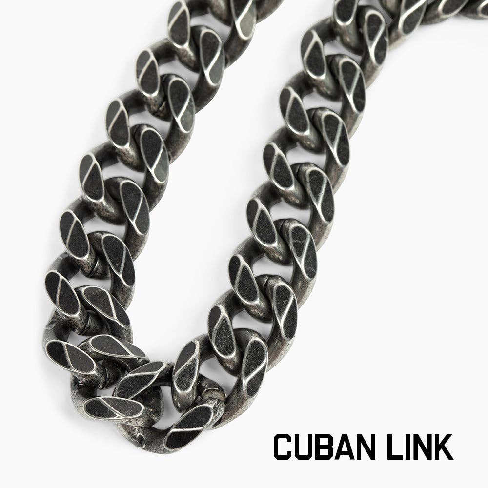 The Hero Company - Wholesale Link & Chain Necklace - Knights Templar Cuban Link Necklace: Helps Pair Veterans With A Service Dog Or Shelter Dog -Faire2