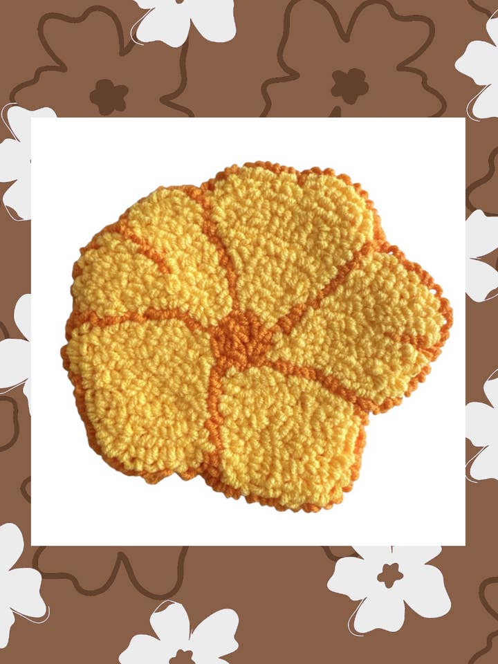 Napperon pour tasse Puakenikeni pour la vente par The Coconut Collective