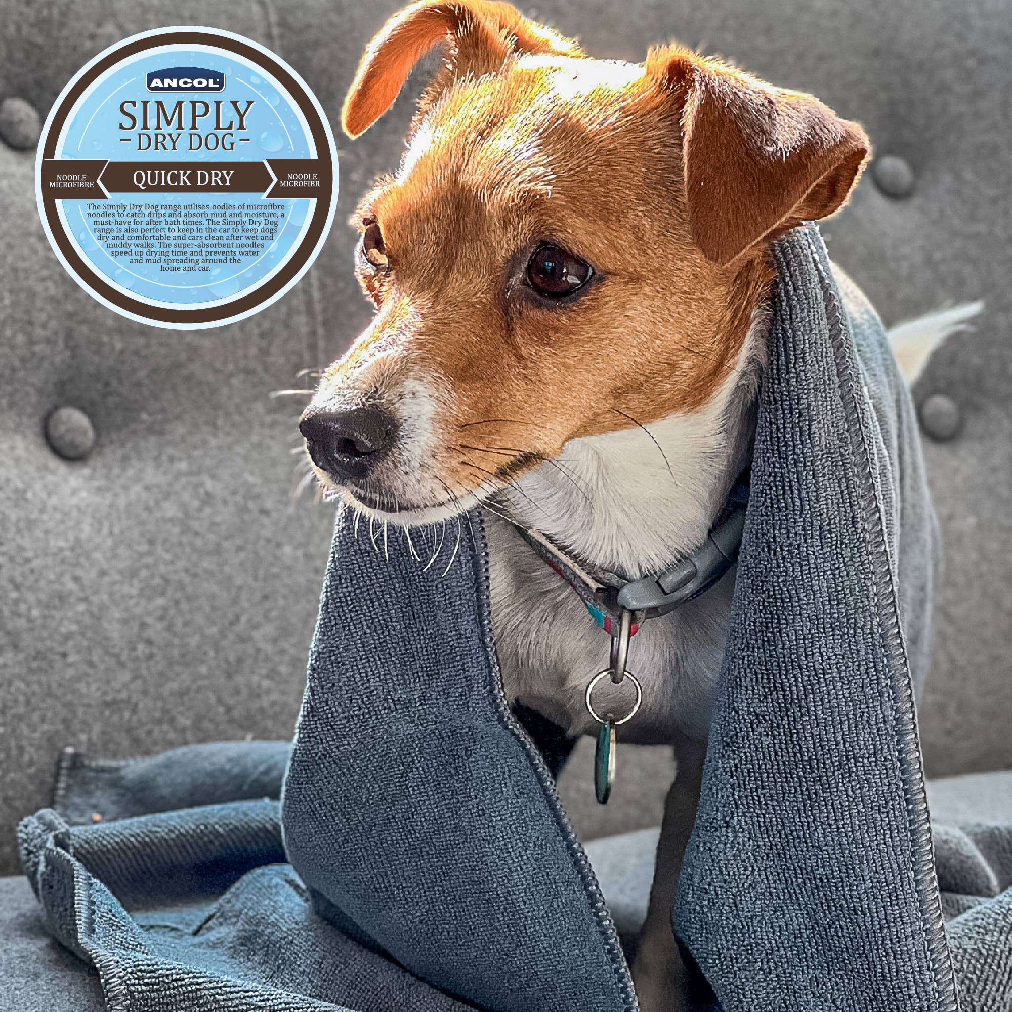 Ancol Pet Products Ltd – wholesale Pet towel –Dog – Simply Dry Microfibre Towel1