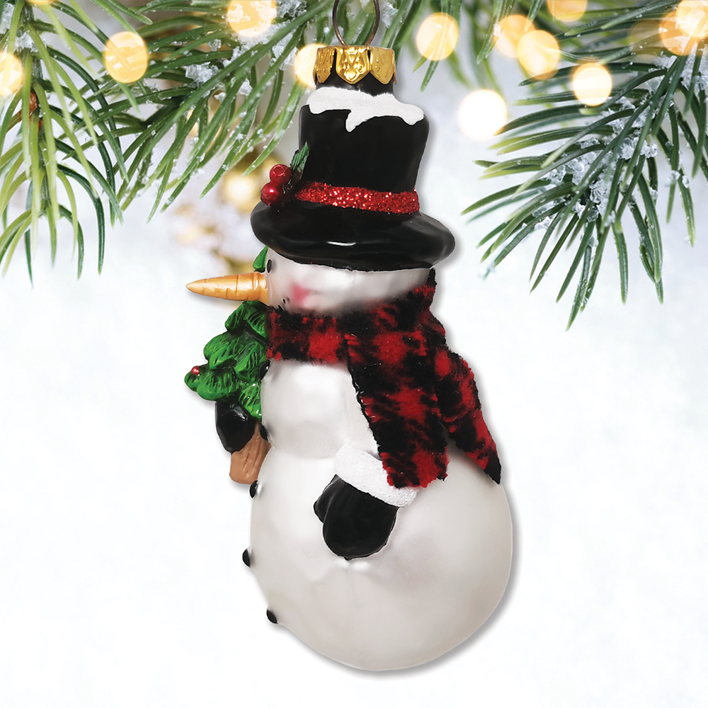 OrnamentallyYou - Wholesale Ornament - Comfy Snowman and Radiant Christmas Blown Glass Ornament2