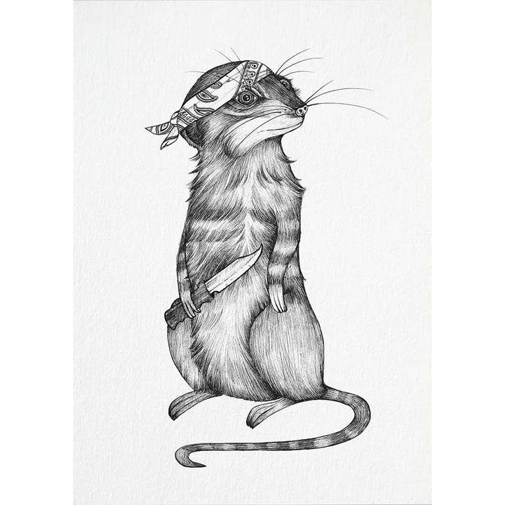 Postcard – Toni Knife for wholesale by LIGARTI