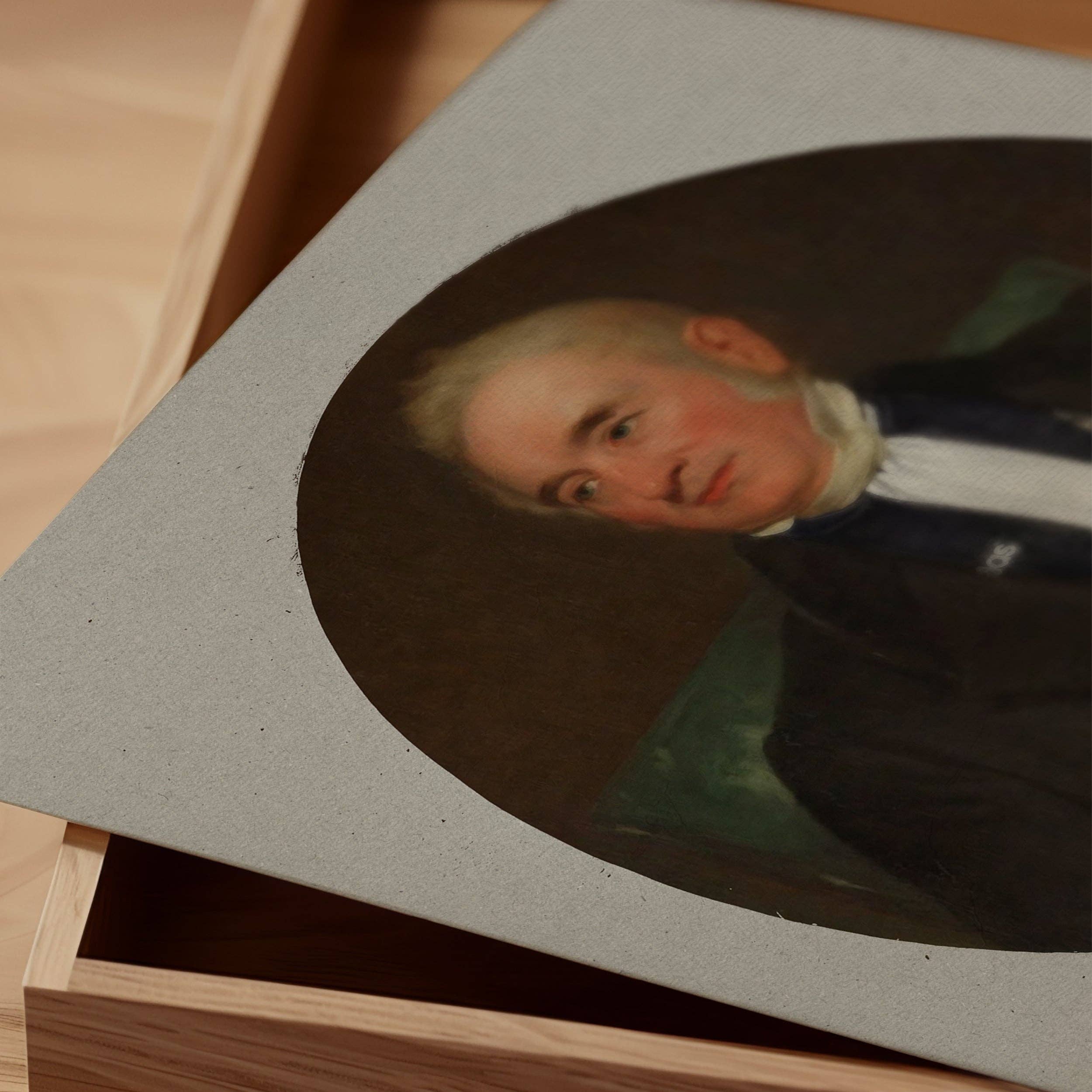 Ink & Drop – Engroshandel Kunsttryk – George Stephenson i en Newcastle-trøje print3