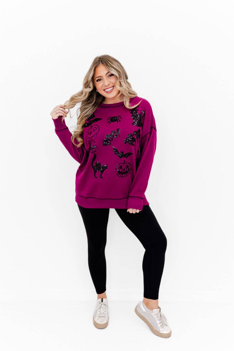 Whiskey Darling - Wholesale Sweatshirt - Women's - Sparkly Spells Sweatshirt1