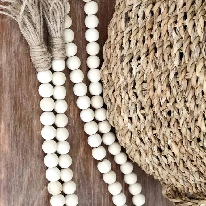 Candles Meta - Wholesale Decorative Tassel/Wall Drop - Wooden Bead Home Decor Hanging Pendant with Linen Tassel7