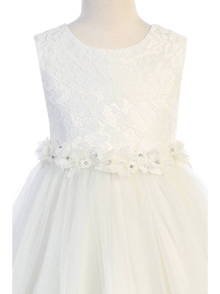 Kid's Dream - Wholesale Dress - Kids - Lace Glitter Tulle Girls Dress with Plus Sizes4