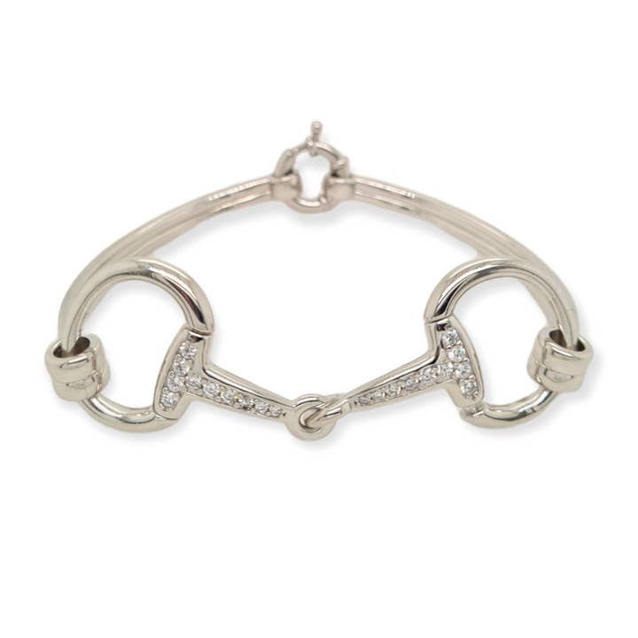 Mountain Creek Jewellery - Wholesale Beaded bracelet - BRACELET S/S & CZ BIT BOLT