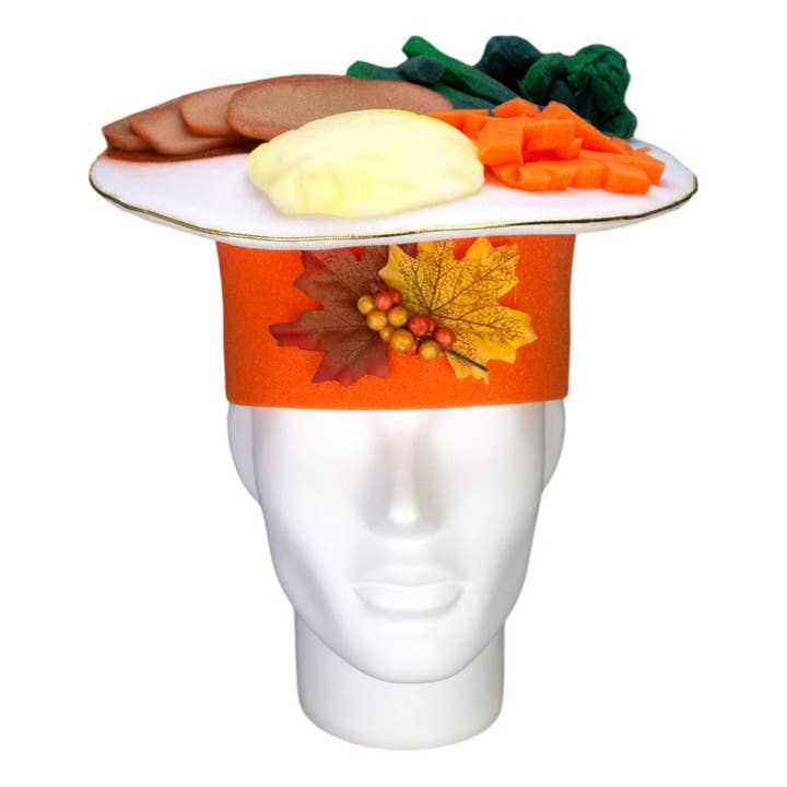 Thanksgiving Meal Hoed voor wholesale door Foam Party Hats