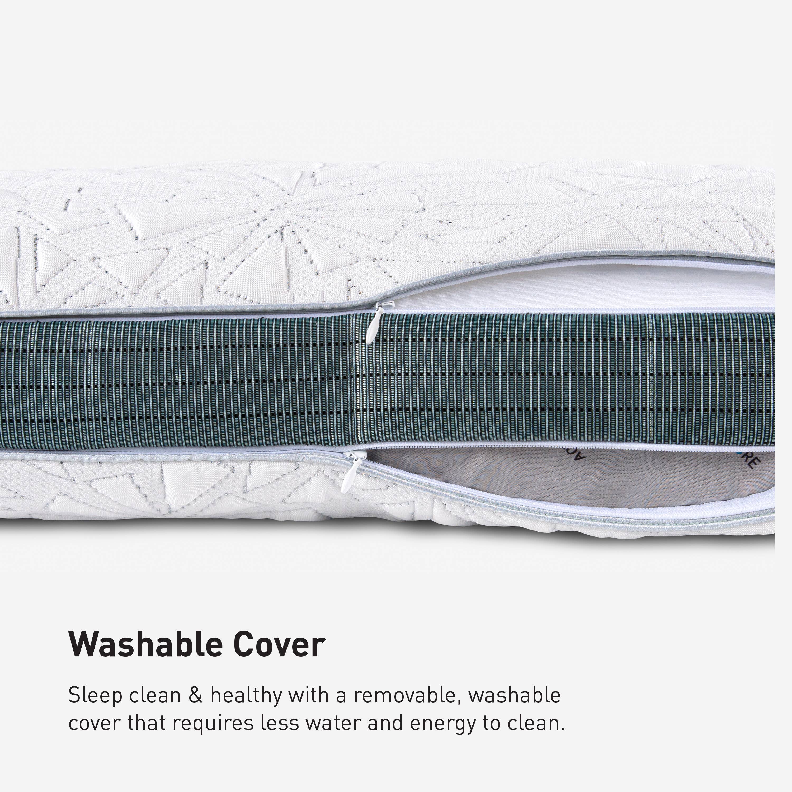 Bedgear - Vente Oreillers - Coussin Storm Cuddle Curve Performance, rafraîchissant, taille moyenne9