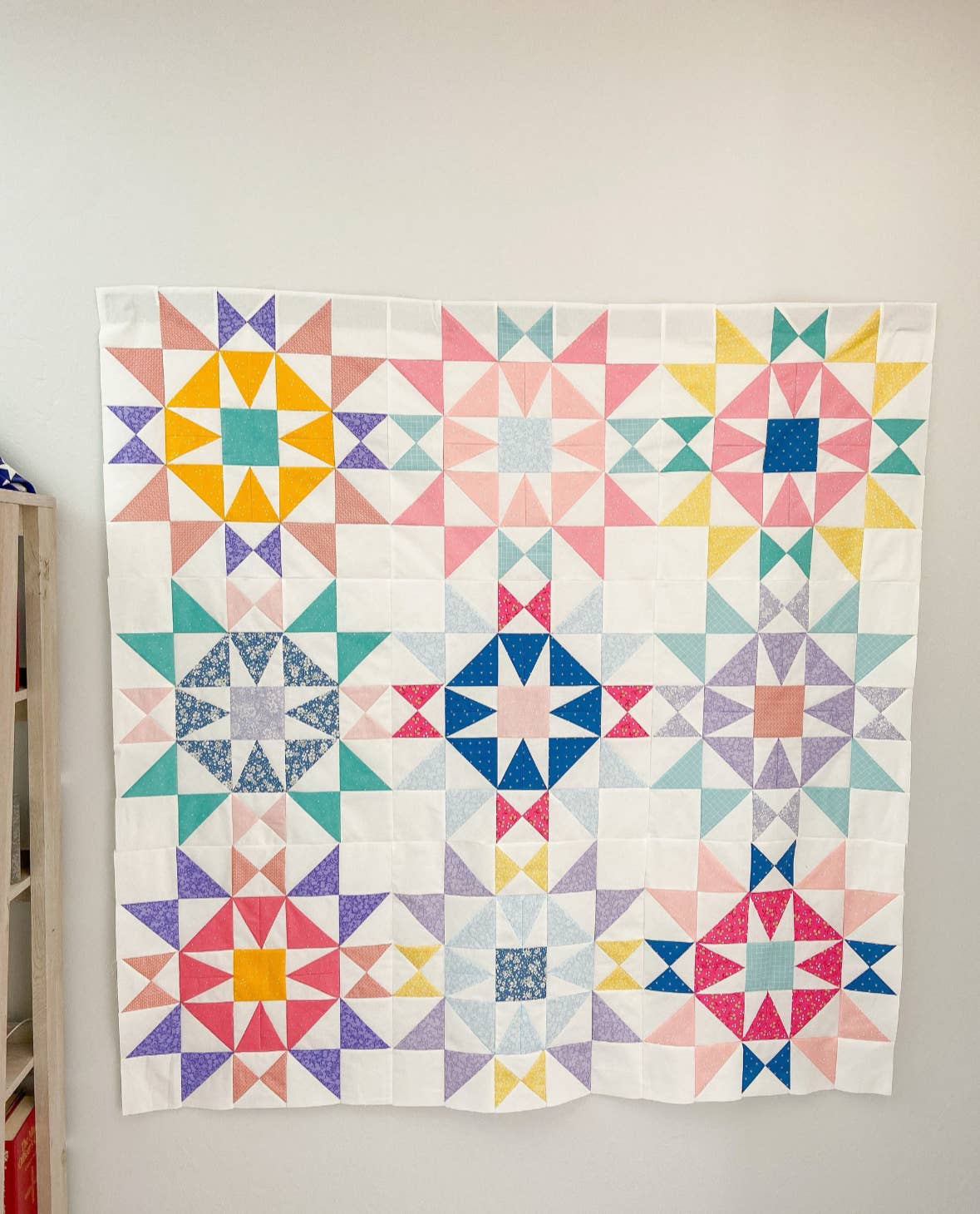 QuiltCakes – Kit de costura artesanal por atacado – Padrão de Colcha Mermaid Lagoon Impresso3