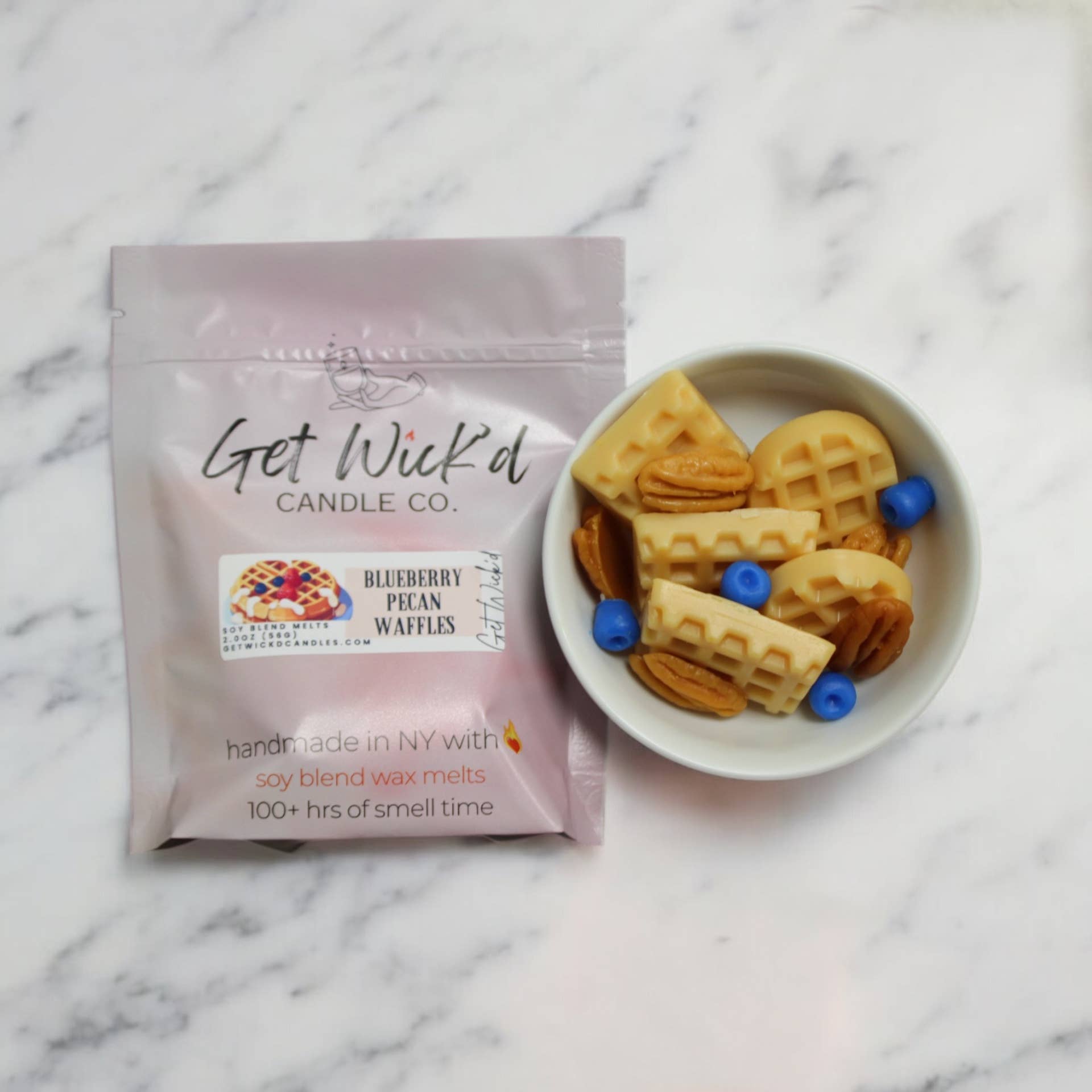 Get Wick'd Candle Co. - Wholesale Wax Melt - Blueberry Pecan Waffles Wax Melts1