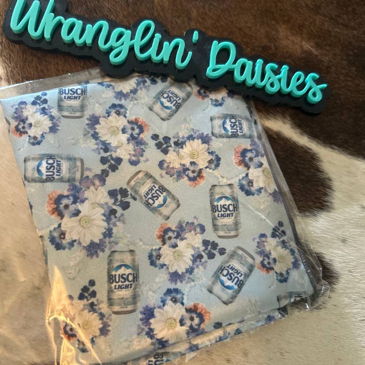 Busch Light Mini Wildrag für den Großhandel von Wranglin' Daisies LLC