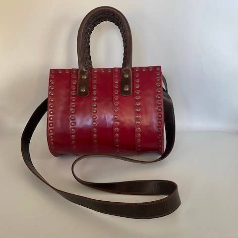 Studded Panel Tube Bag for wholesale by Rebel Designs Accessories