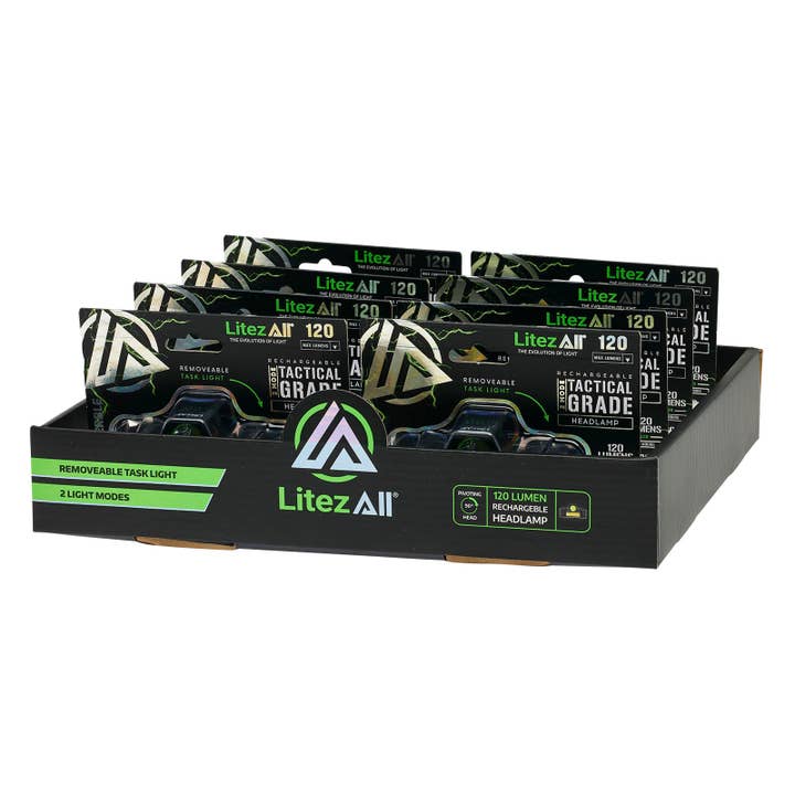LitezAll - Wholesale Flashlight - LitezAll Rechargeable Dual Mode Headlamp12
