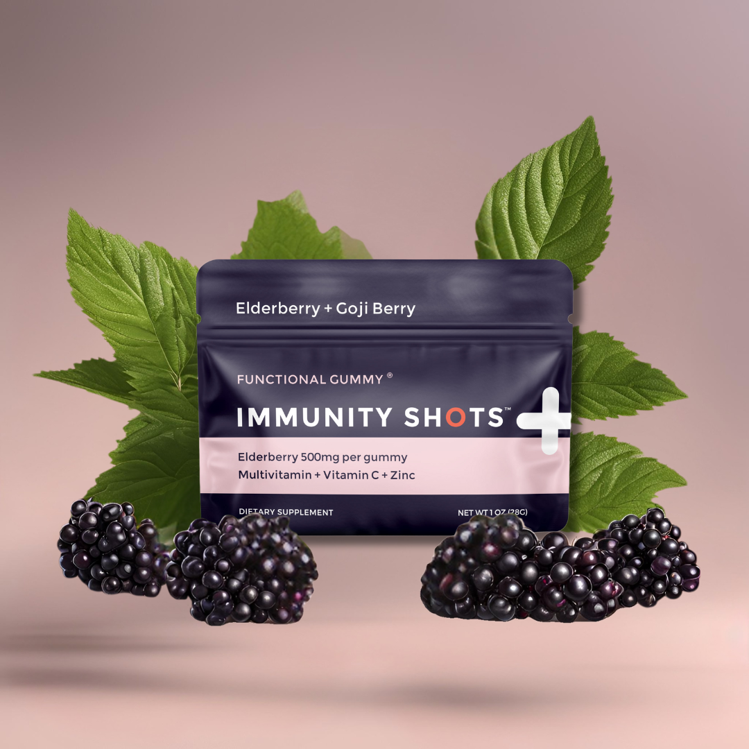 Seattle Gummy Company - Vente Supplément oral/vitamine - Pack de 12 Immunité Shots Sureau Baie de Goji Multivitamines6