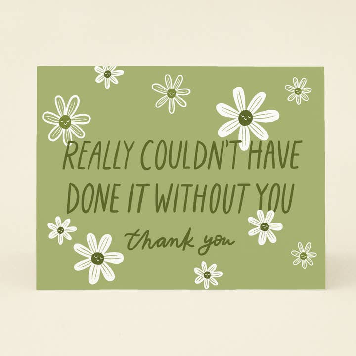 Thank You Flower - Greeting Card for wholesale by markedbym