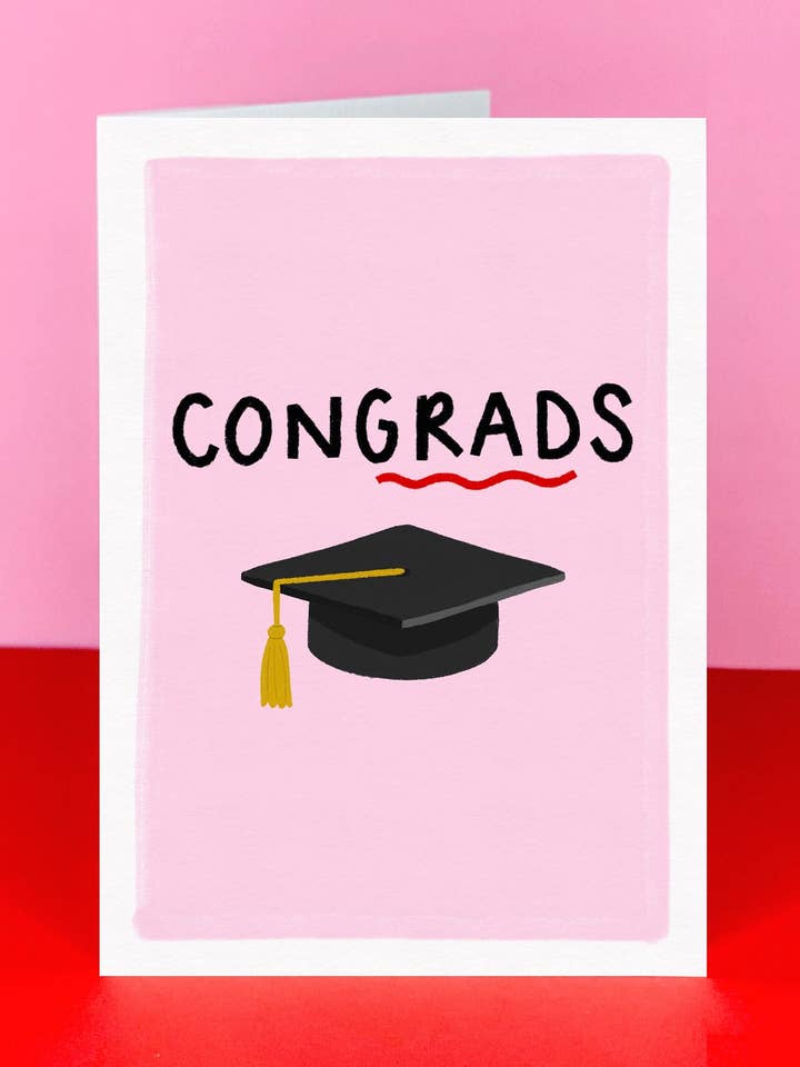 Congrads Graduation card - Congrats on your graduation for wholesale by The Card Edit