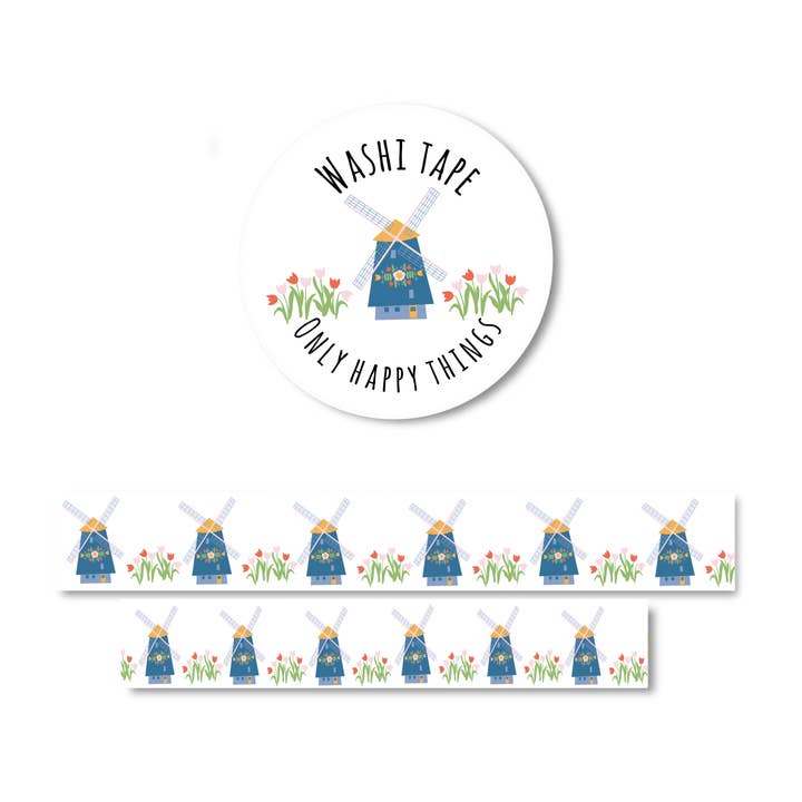 Washi-Tape-Windmühlen für den Großhandel von Only Happy Things Stationery