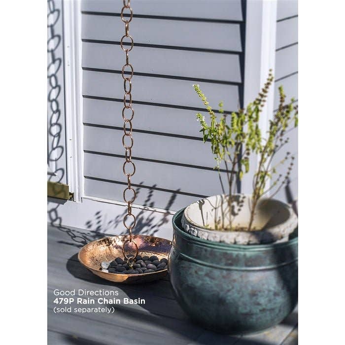 Good Directions - Wholesale Outdoor Ornament/Decor - Link Rain Chain - 8.5 ft.,  with Large Links3