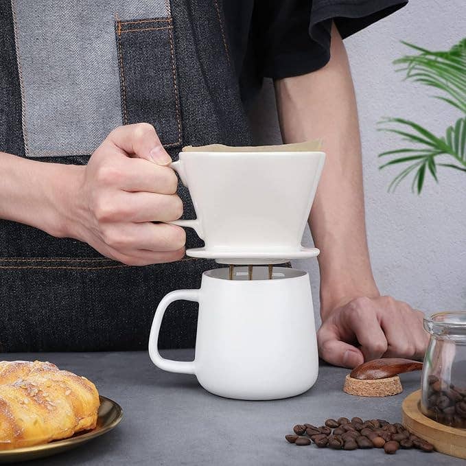 Crover - Wholesale Pour Over & Dripper - Brandless® Porcelain Pour-Over Coffee Dripper3