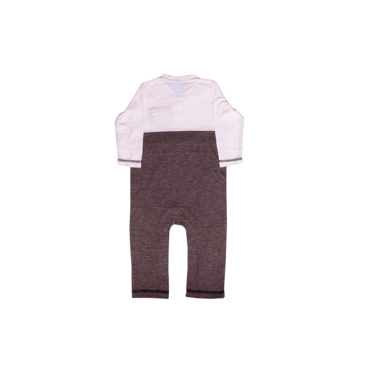 Bear Camp - Wholesale Jumpsuit - Baby - Long Sleeve Chest Stripe Romper Baby1