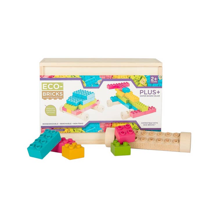 Once Kids – Großhandel Bauklötze – Kind & Baby – Öko-Bricks™ Farbe PLUS 48 Stück