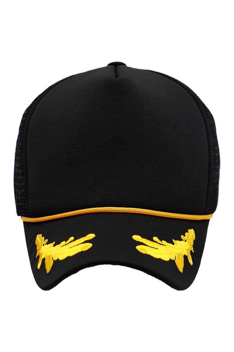 Cap Zone - Venta al por mayor Gorra trucker - Unisex - Gorra camionera Cap Zone Captain Oak Leaf de cinco paneles con espuma14