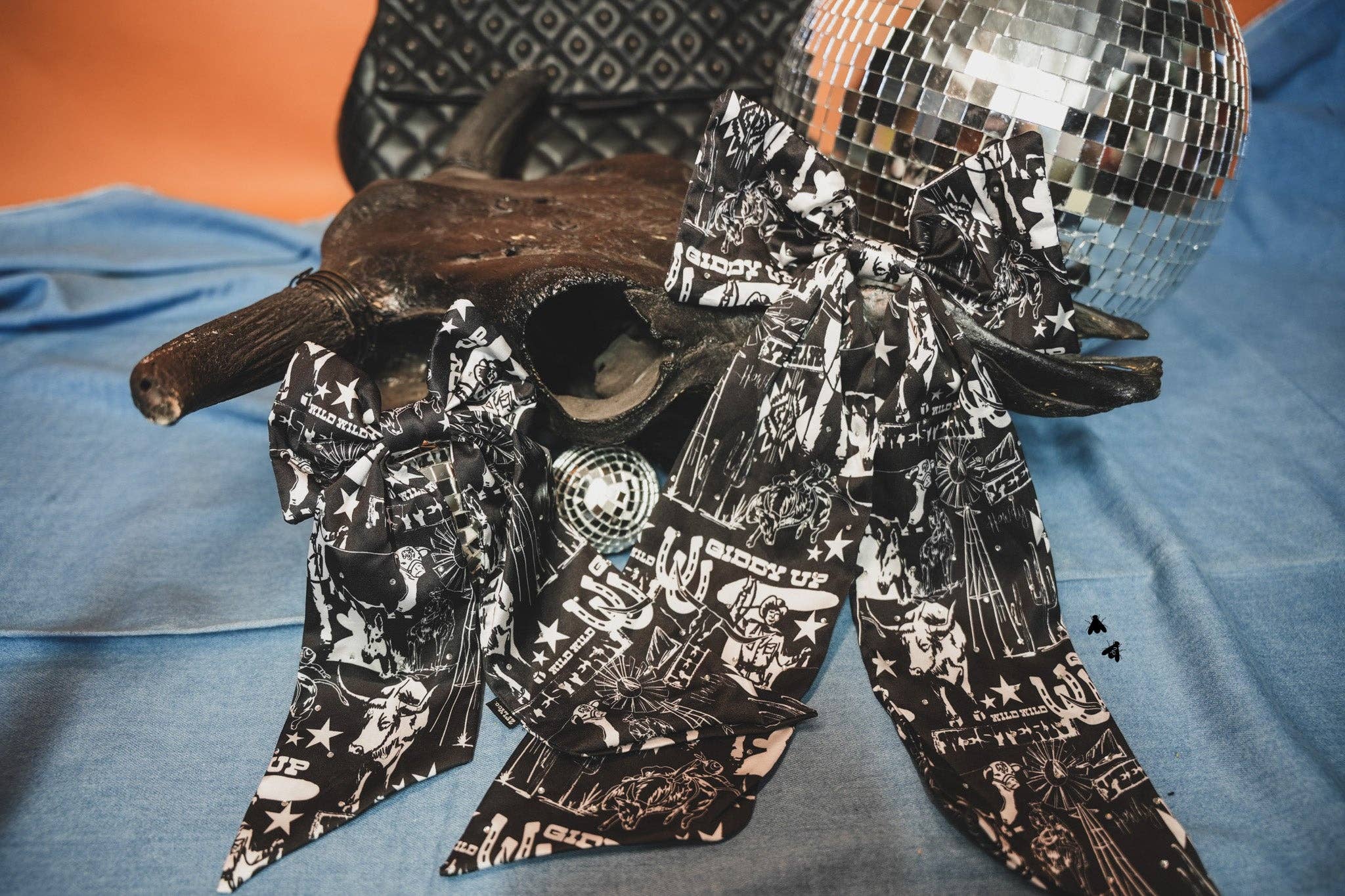 2 Fly Co - Wholesale Screen Printed T-Shirt - Women's - WESTERN PREP BOW *TEJAS THINGS3