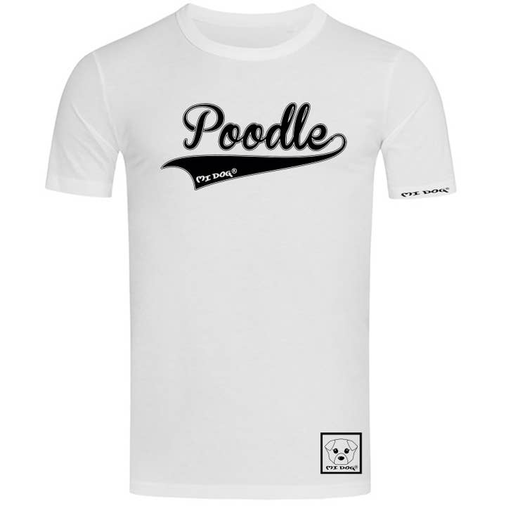 Poodle Dog Breed Black Text for wholesale by MI DOG