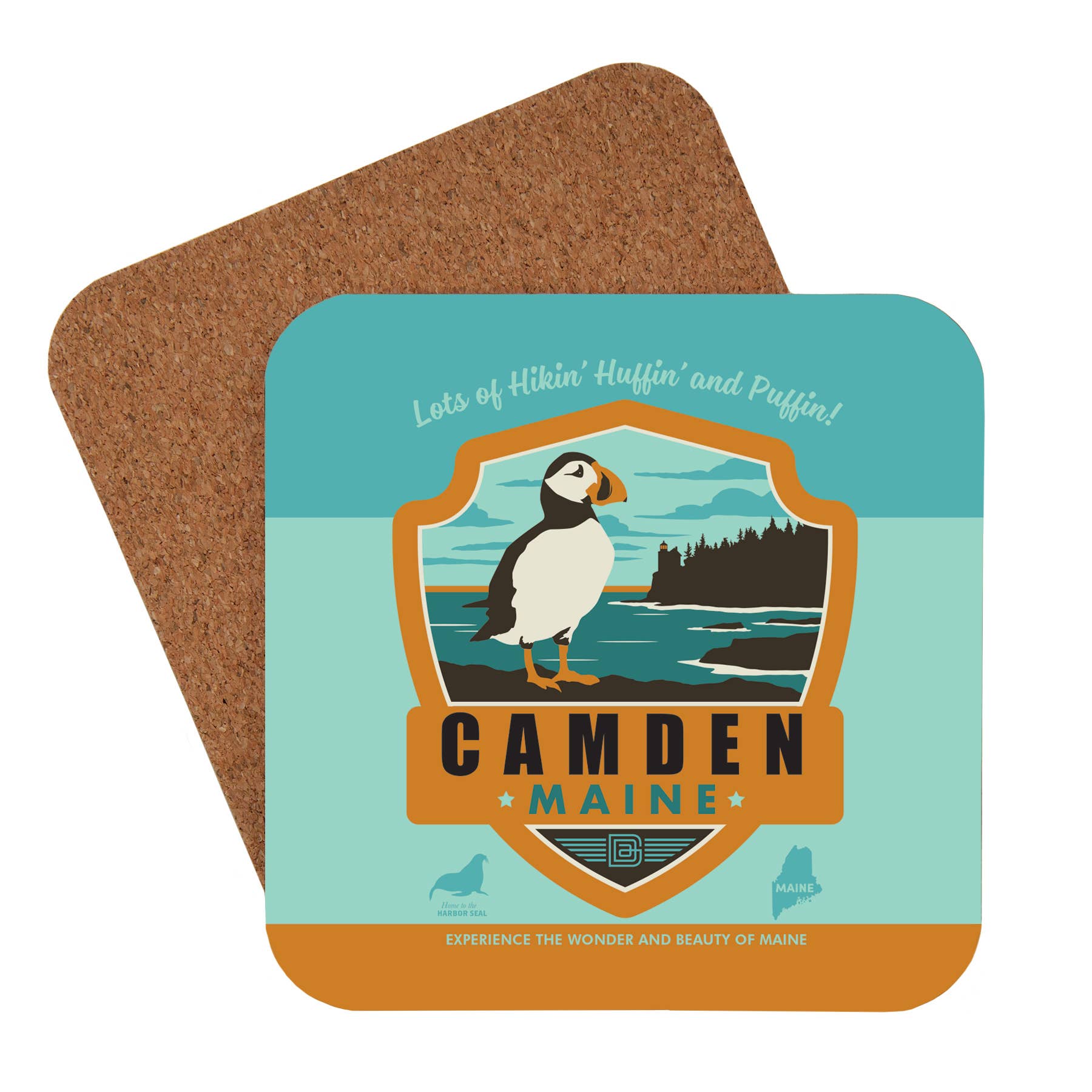 Tourist Courts - Wholesale Coasters - Camden Emblem Print Coaster0