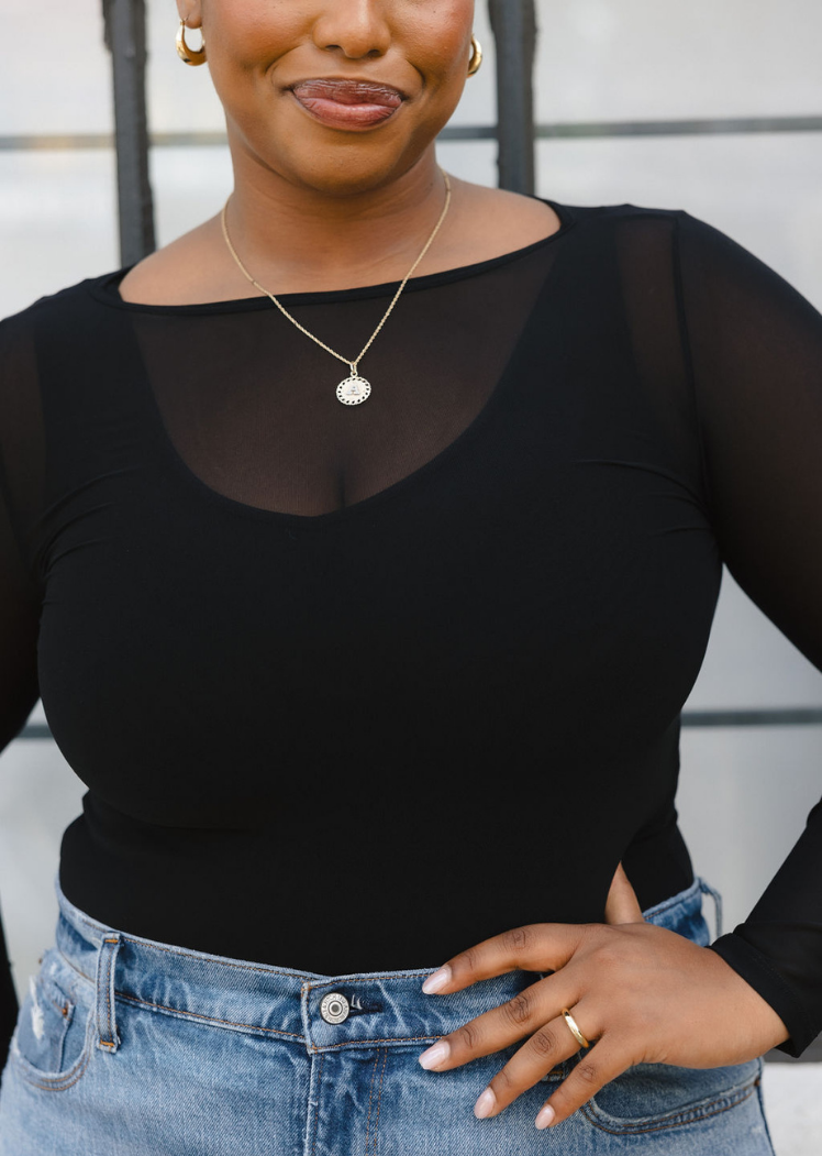 ELIETIAN - Wholesale Gebreide top - Dames - Doorschijnende top met lange mouwen18