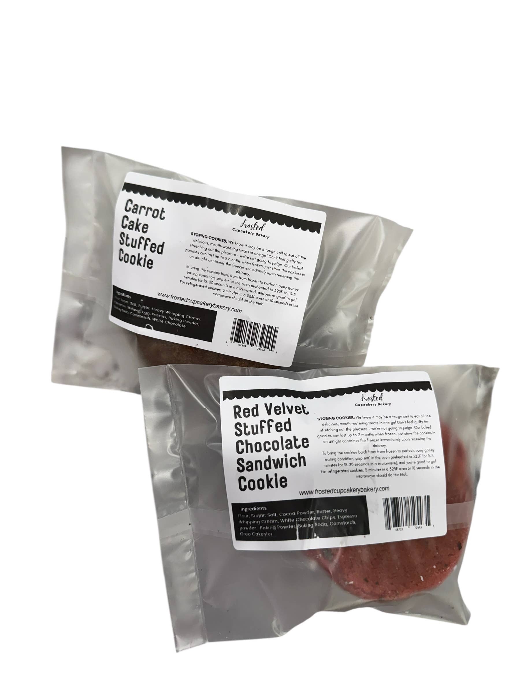 Frosted Cupcakery Bakery - Vente Biscuits - Cookies fourrés - Gâteau aux carottes4