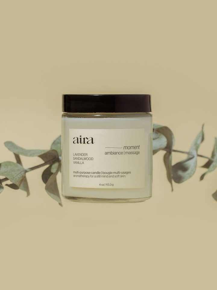 Moment Multi-Purpose Massage Candle for Stillness for wholesale by Aira