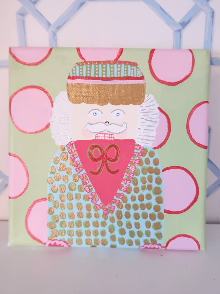 toile casse-noisette joyeux Noël à pois pour la vente par millie b & co