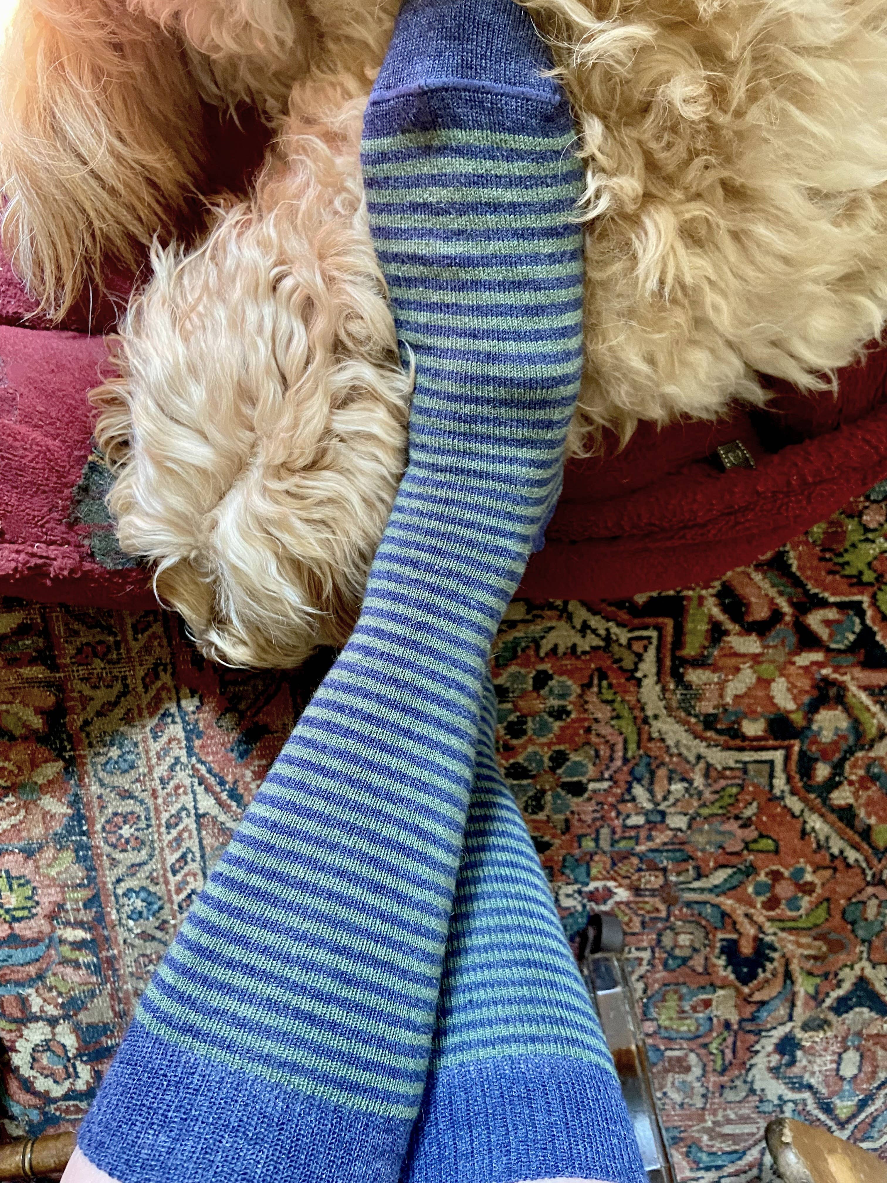 Samantha Holmes Alpaca Clothing and Gifts - Wholesale Socks - Women's - Alpaca Stripey Socks1