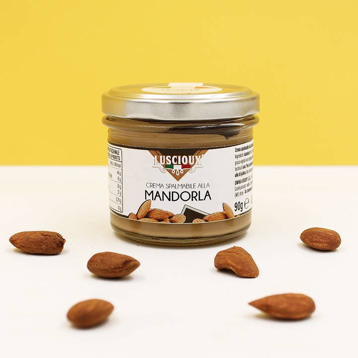 LUSCIOUX - OMNIA GROUP SRL - Wholesale Nut Butter - Spreadable cream 45% Sicilian Almond 90 g