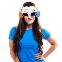 H2W dba Sun-Staches - Wholesale Sunglasses - Unisex - Officially Licensed Harley Quinn Hair Mask Sun Staches2