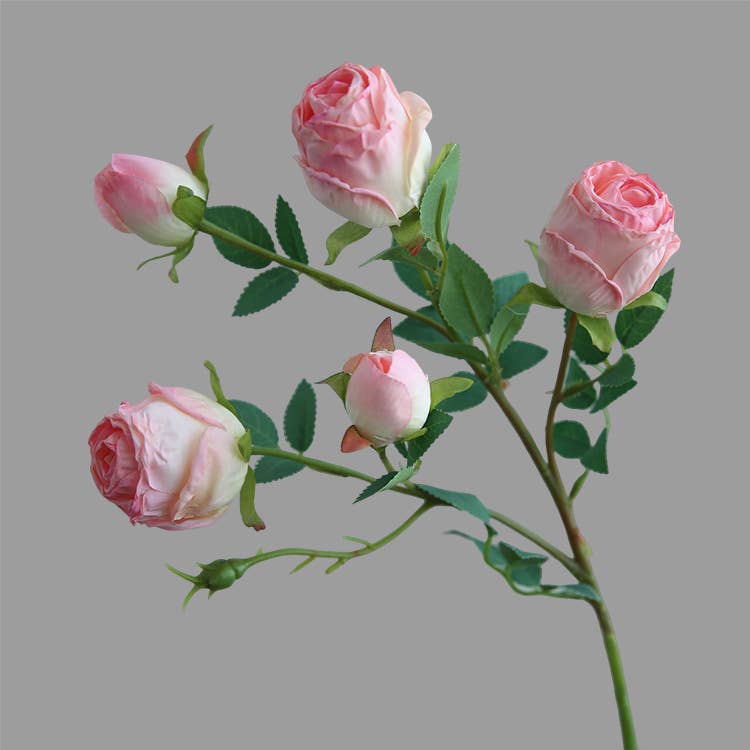 ACNITE(We cover U.S. import duties) - Wholesale Artificial Flowers - 25.6" Artificial rose flower,dried looking rose,faux flowers6