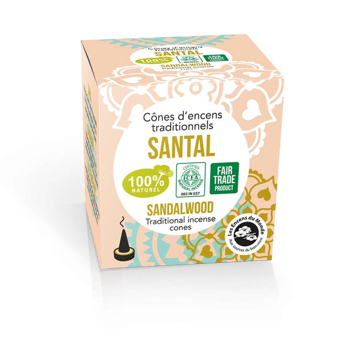 High Tradition Weihrauchkegel aus Sandelholz für den Großhandel von AROMANDISE