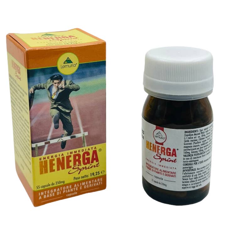 HENERGA SPRINT - Instant Energy - 55 Caps for wholesale by Lemuria